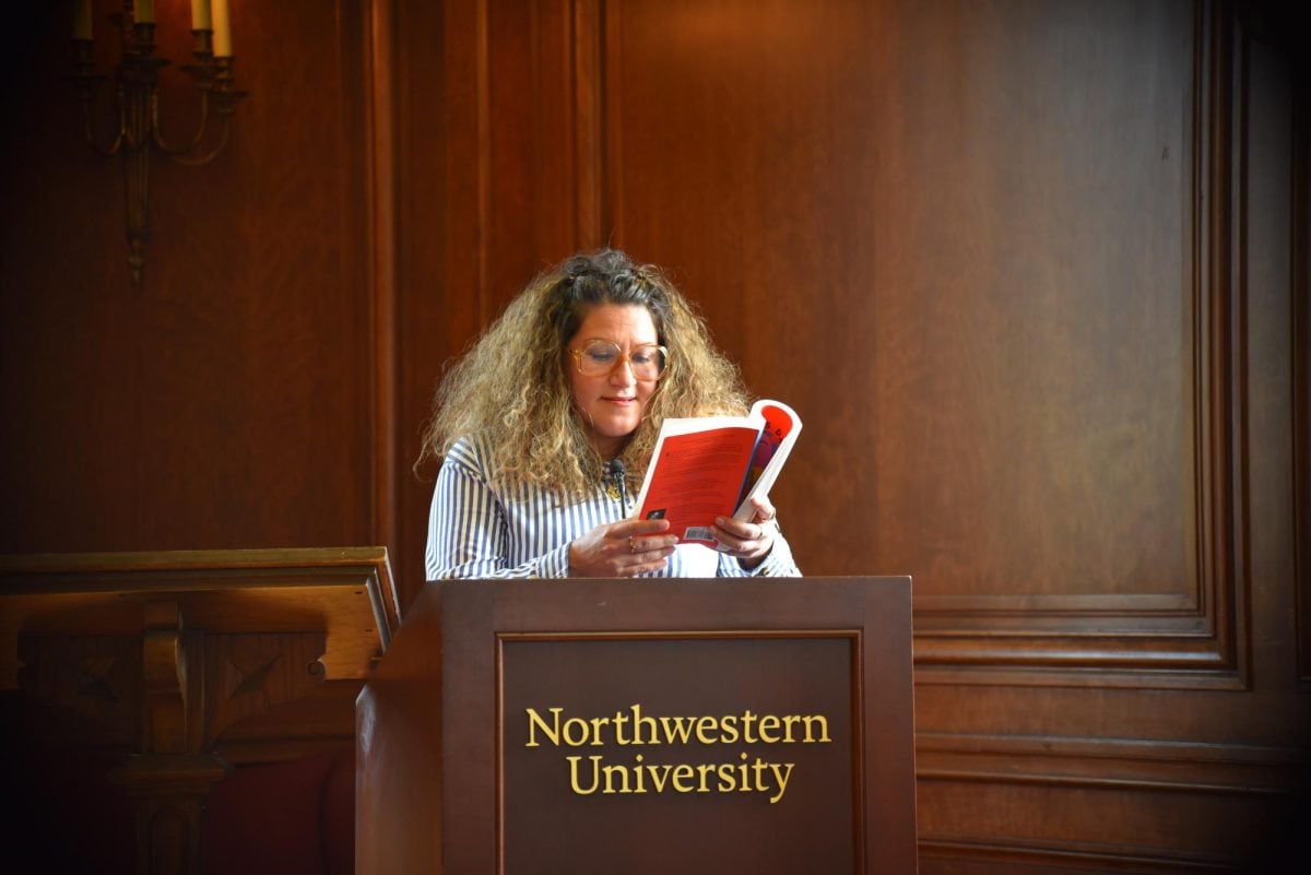 Xochitl Gonzalez read from “Olga Dies Dreaming” during her Monday afternoon talk.