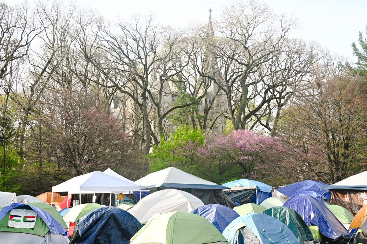 As demonstrators on Deering Meadow awoke Saturday morning, several tents lay empty, with some protesters opting to spend the night at home following an announcement that no arrests or suspensions were expected overnight..