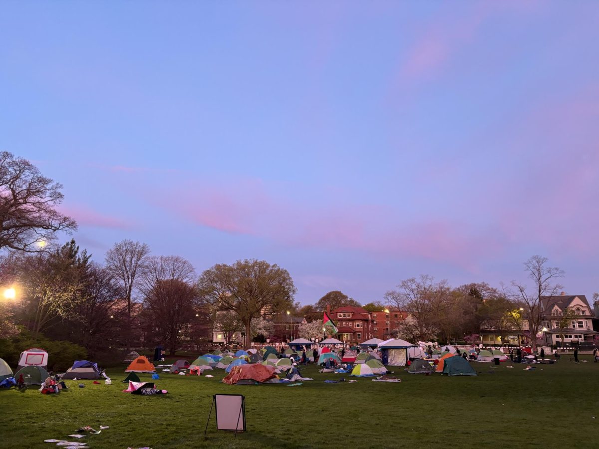 Police are expected to arrive Friday morning after the administration warned protesters Thursday night that their encampment violates University policy.
