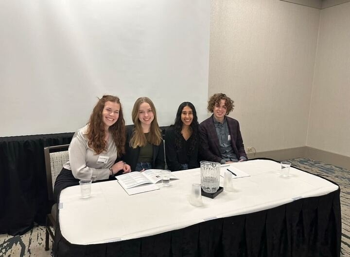 Student journalists Nicole Markus, Alyce Brown, Divya Bhardwaj and Cole Reynolds investigated hazing within NU’s football program in summer 2023.