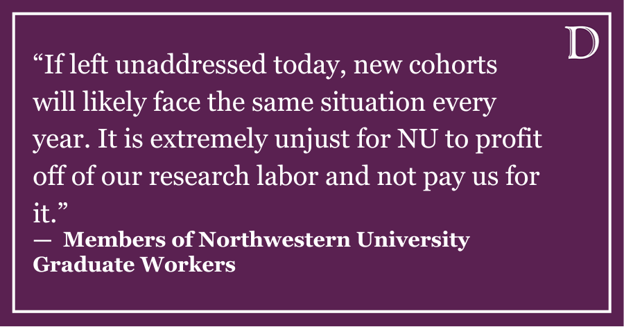 Open Letter: Northwestern, pay your advanced graduate workers!