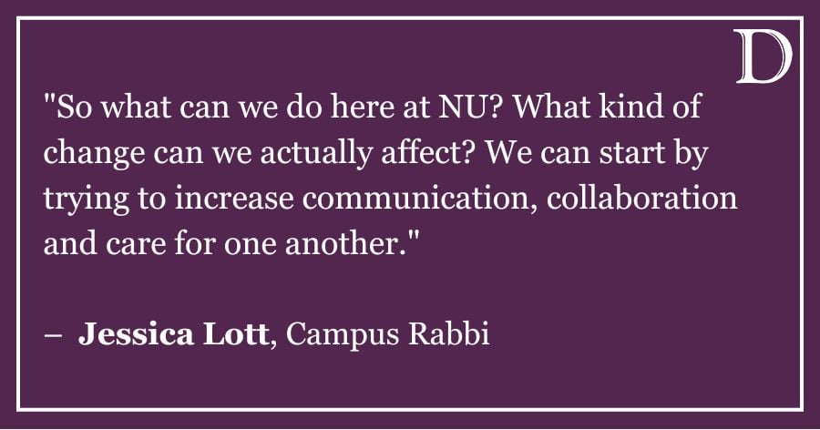 Lott: Campus rabbi on navigating campus conflict