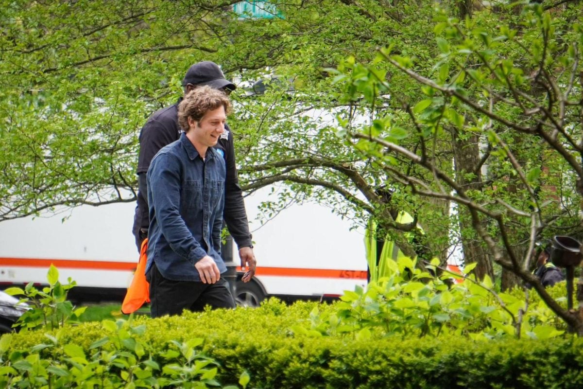 Jeremy Allen White appears on set of ‘The Bear’ season three production.