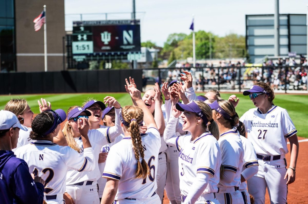 Coach+Kate+Drohan%E2%80%99s+squad+prepares+for+its+final+game+of+the+regular+season+against+Indiana.+No.+23+Northwestern+collected+eight+all-conference+honors+Wednesday.