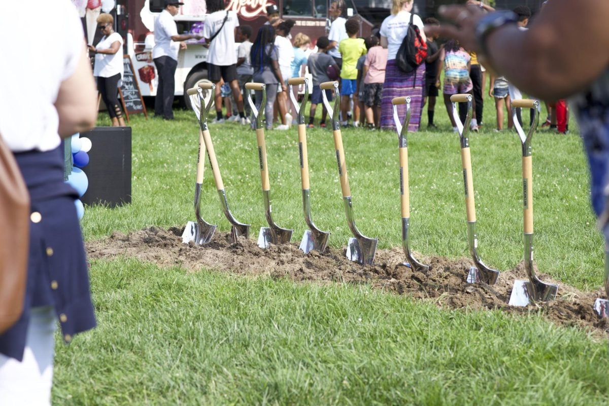 After July’s groundbreaking for Foster School, City Council approved  field lights and a track for the campus.
