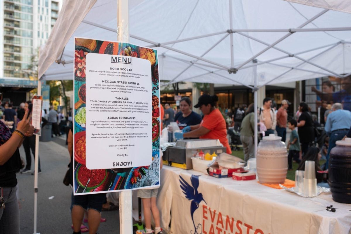 Evanston Latinos made an appearance at the festival, selling traditional Mexican snacks.
