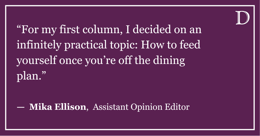 Ellison: How To Live Without A Dining Plan