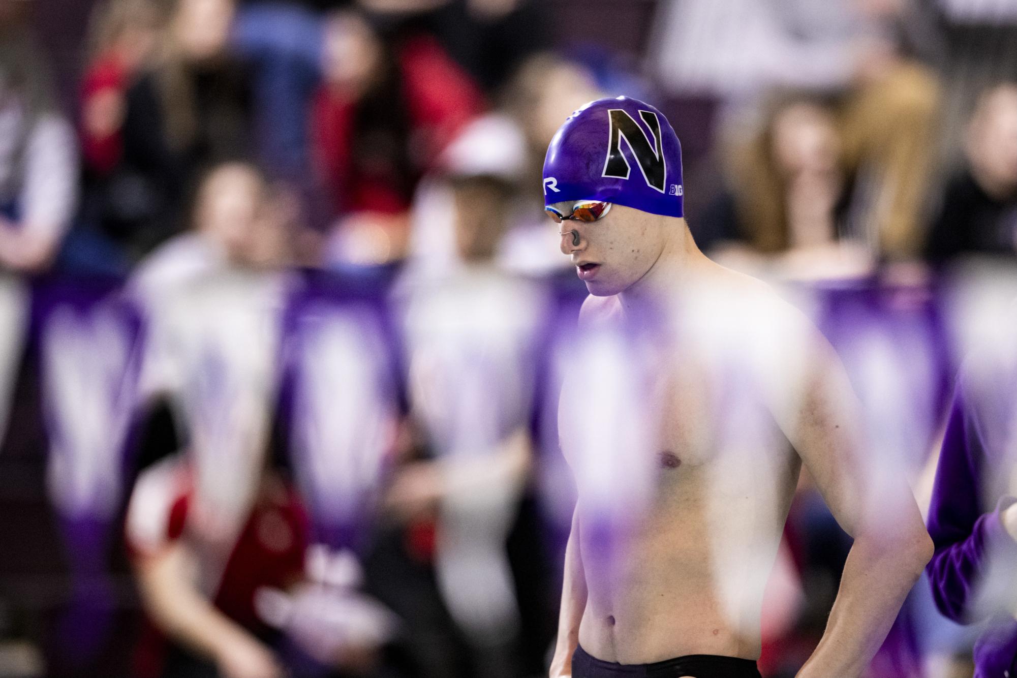 Sophomore swimmer David Gerchik. 