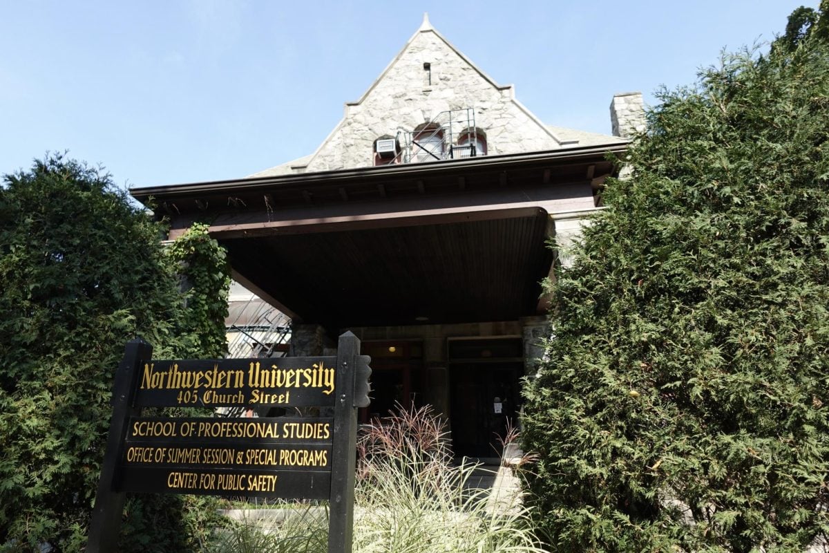 The Northwestern University Center for Public Safety headquarters is pictured. It is also home to the School of Professional Studies, and the Office of Summer Session & Special Programs.