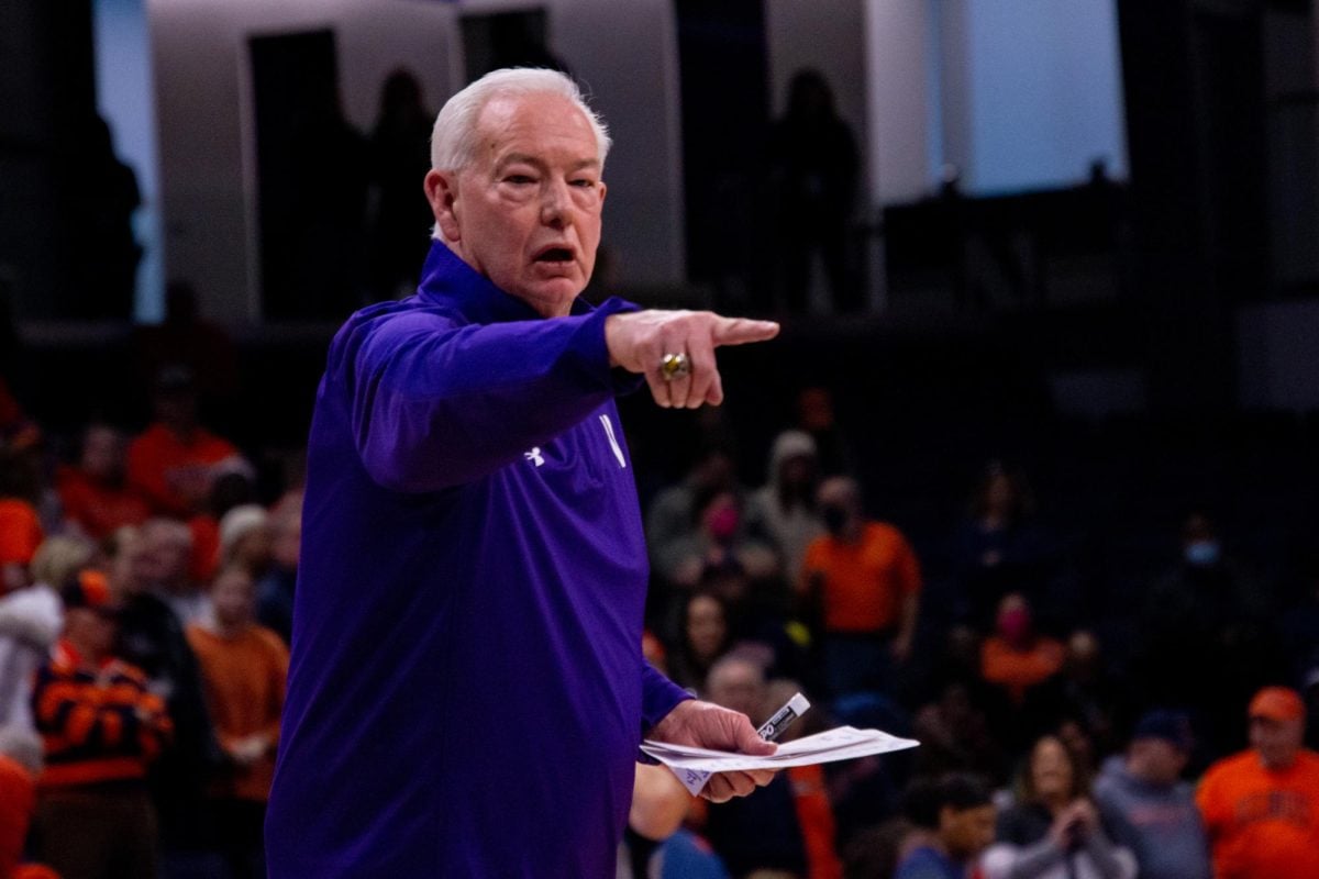 NU women's basketball coach Joe McKeown.