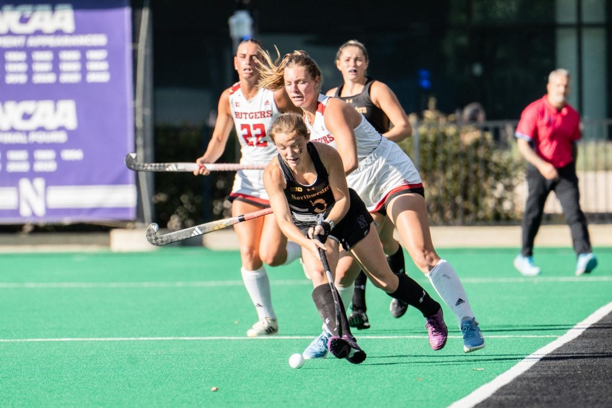 Senior midfielder Regan Cornelius carries the ball during a game earlier this season. Cornelius scored against Michigan State Sunday. 