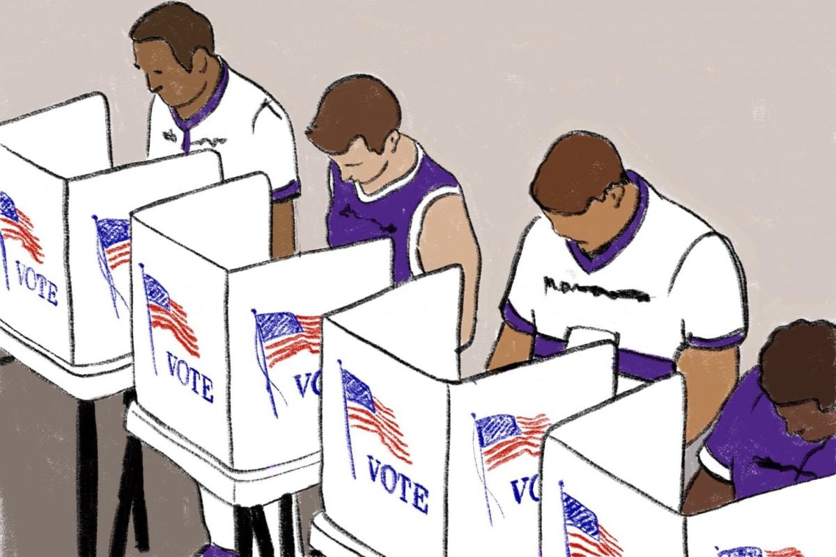 Students can drop off ballots at several locations on the Evanston campus.