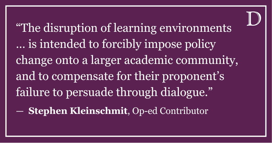 Kleinschmit: Voices of conflict — The dynamics of campus protest and global security at NU