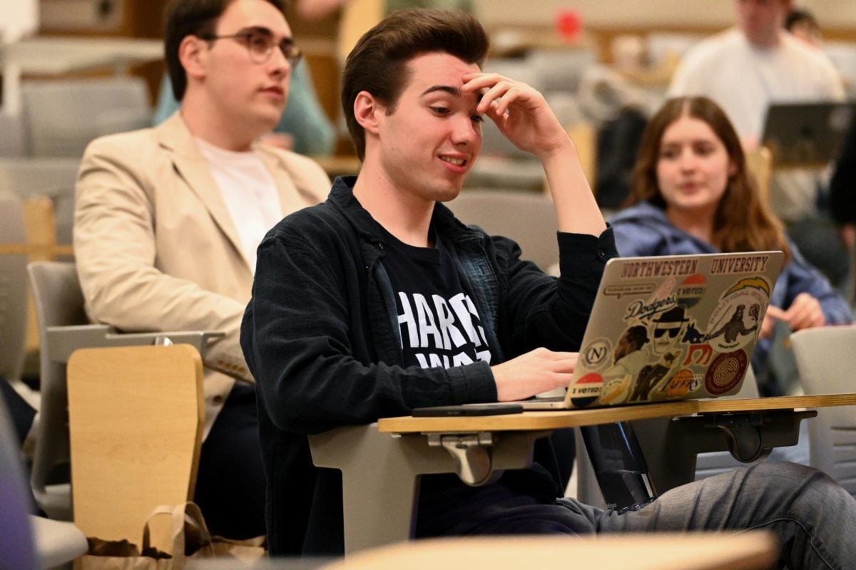 Many students express anxiety about the results of the presidential election. 