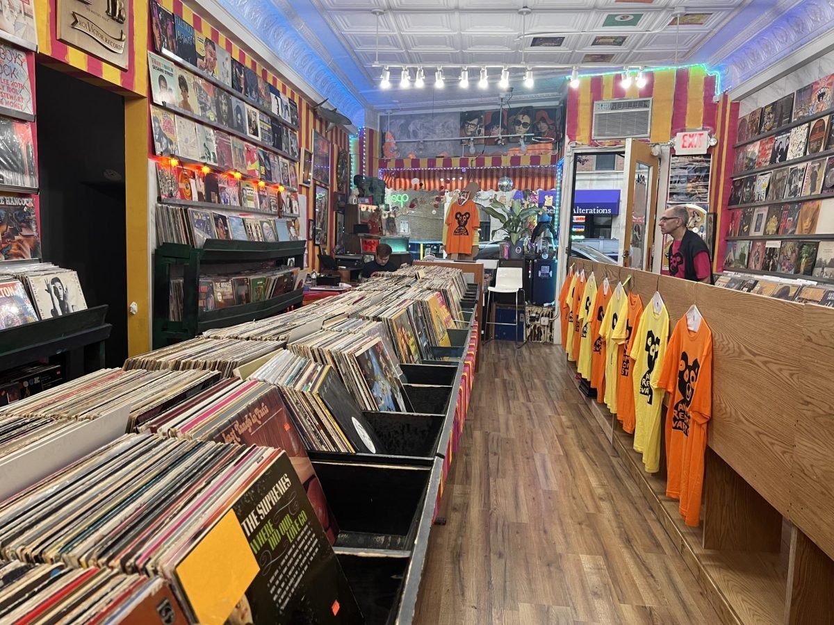 At Animal Records, customers can buy new and used vinyl records, Archie Comics and vintage record players.
