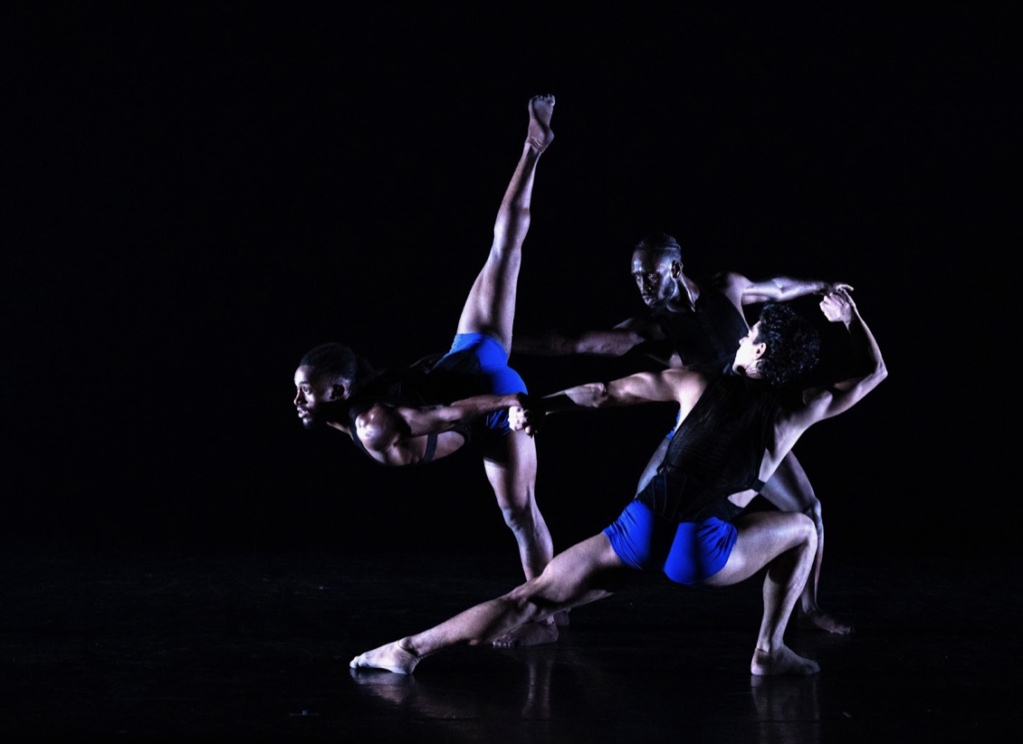 Dancers perform Nick Pupillo’s world premiere “Pearl” Thursday night.