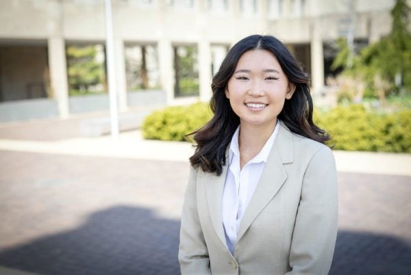 As a social policy and legal studies major, Ahn plans to study public policy at the University of Oxford in England.