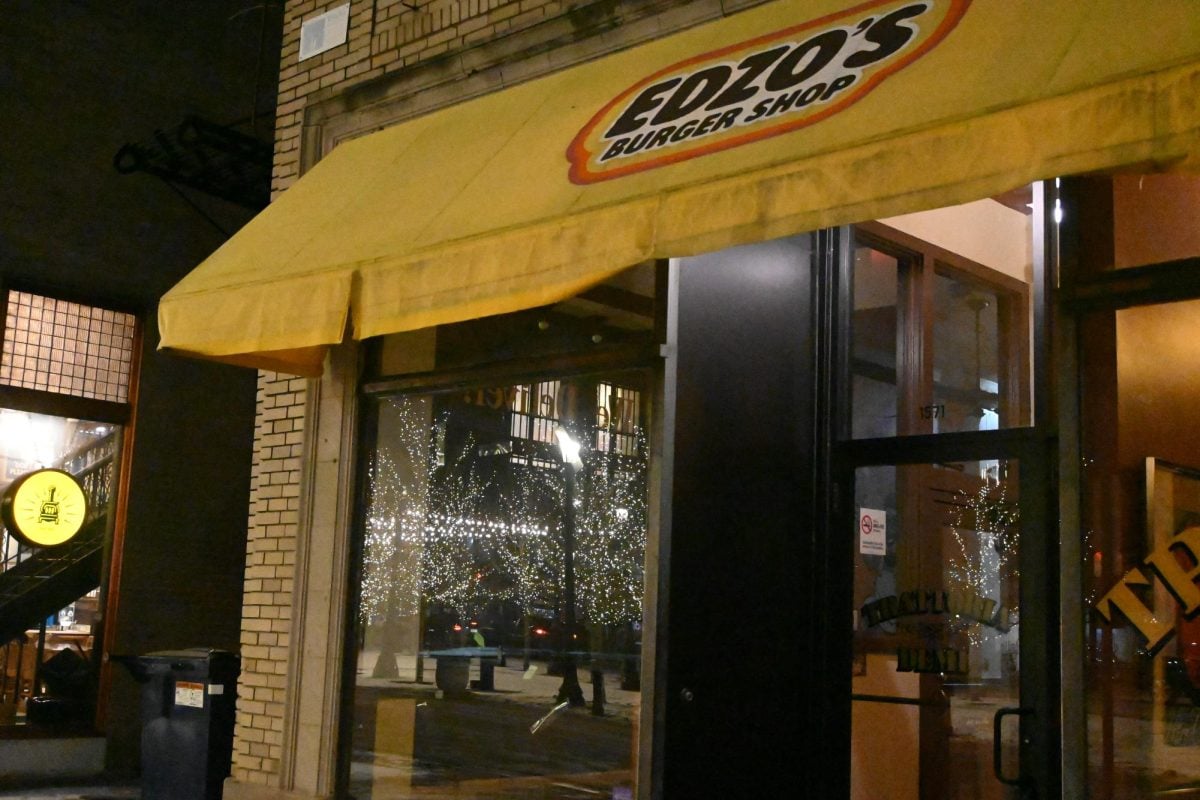 Edzo’s Burger Shop stands empty this month after shuttering its doors on Dec. 21, 2024. The shop served customers for 15 years as one of the few dedicated burger joints in Evanston.