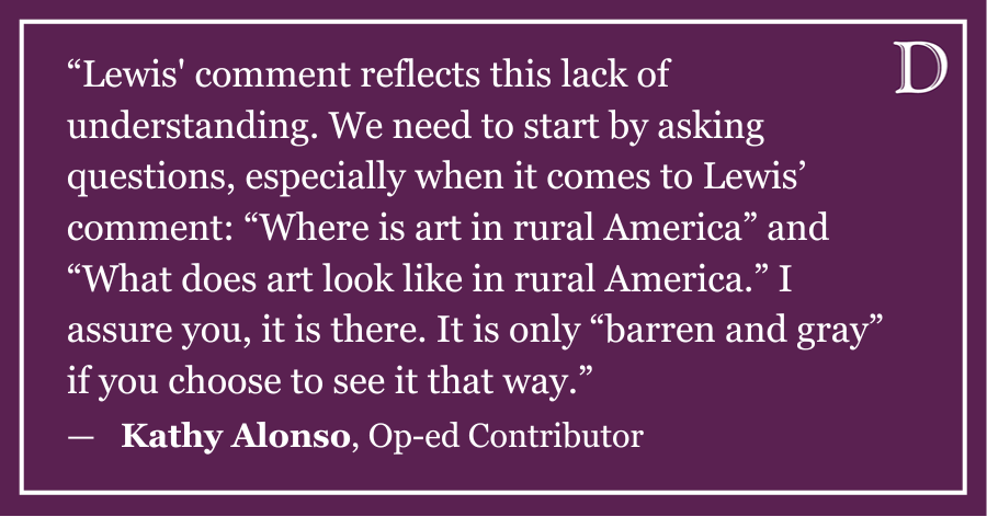 LTE: A response to Lewis as an Evanston resident from rural America