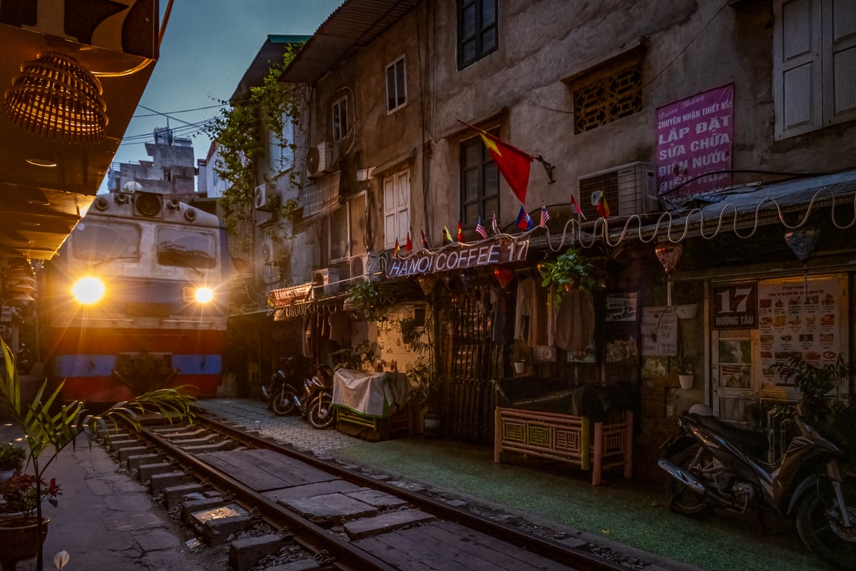 Train Through Hanoi