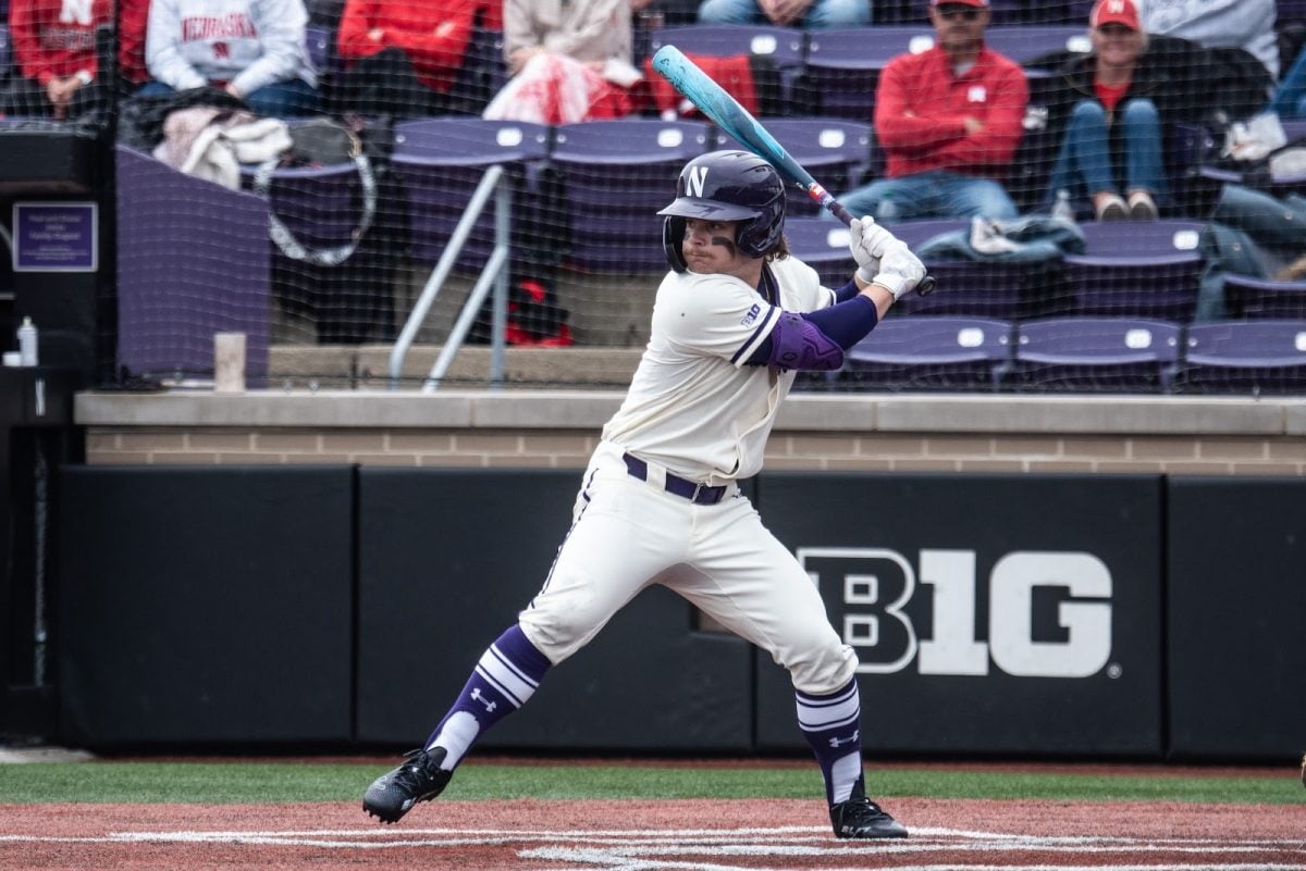 Senior outfielder Preston Knott prepares to take a swing in a game last season.