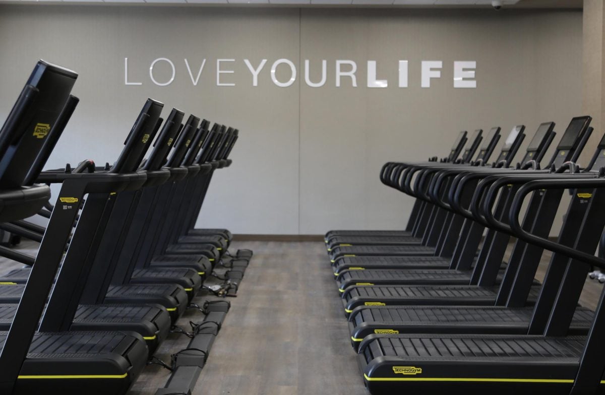 Life Time debuted an Evanston fitness club Saturday morning. 