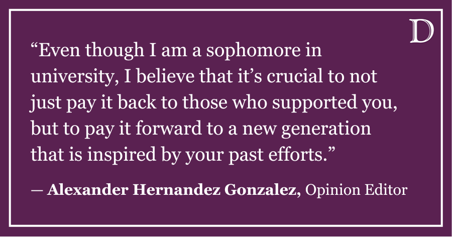 Hernandez Gonzalez: Your past is important, don’t neglect it