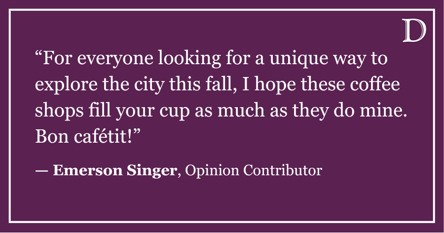 Singer: I’ve spent the year exploring Chicago coffee shops. Here are my favorites.
