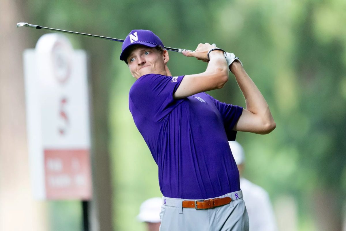 Senior Daniel Svärd posted Northwestern’s best individual round of the Sahalee Players Championship with a 3-under 69 in the second round.