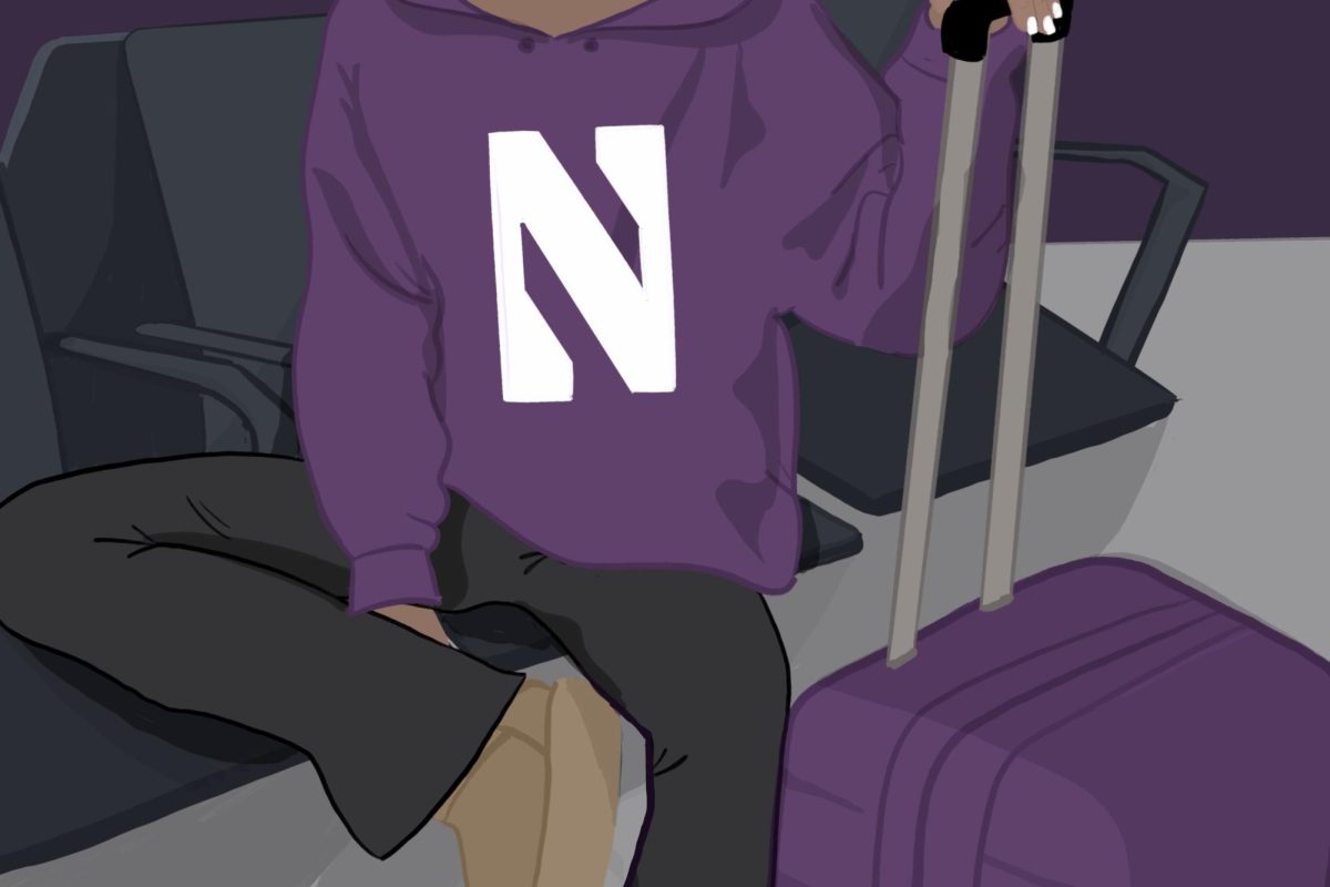 As thousands of Northwestern students prepare to fly home for Thanksgiving break, many will walk through O’Hare International Airport dressed in purple.