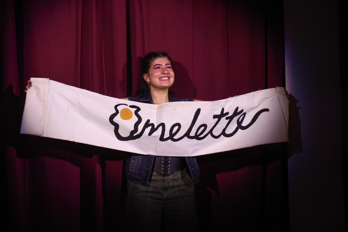 In the show, Nick Bottom creates a musical about an omelette — a misinterpretation of “Hamlet” — packed with convoluted and humorous references to modern-day musicals. 