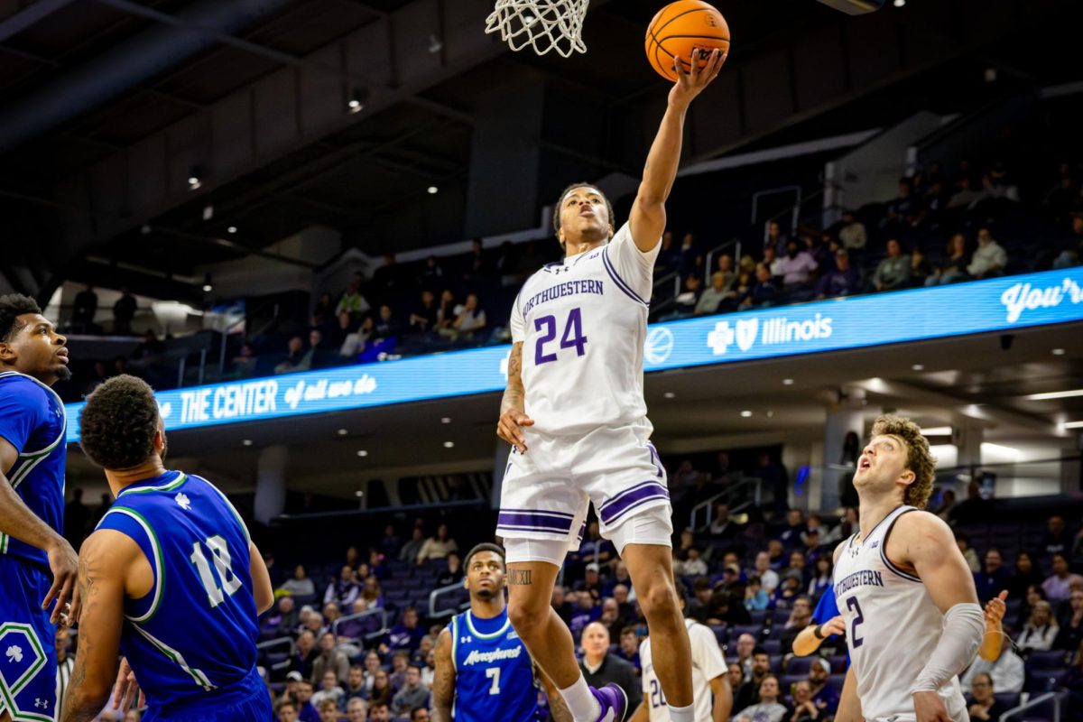 Sophomore guard K.J. Windham has not played in Northwestern’s last three games.