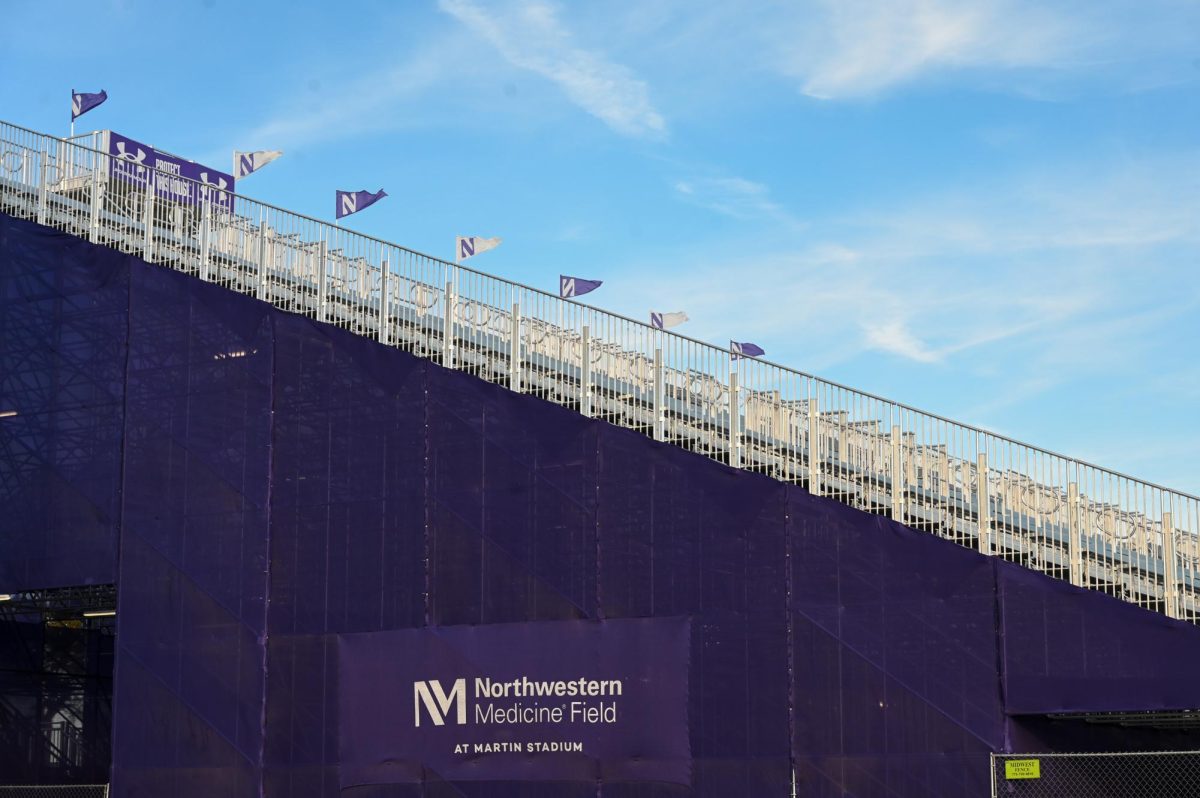 Bleachers from the side