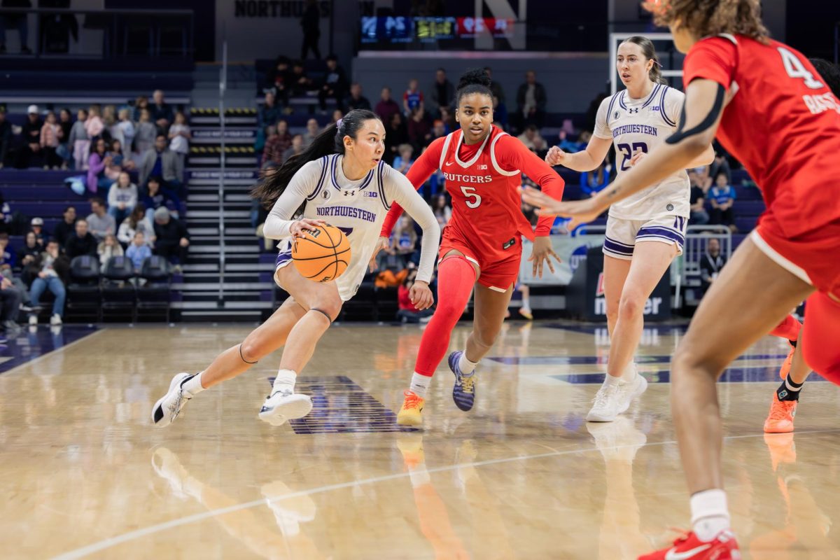 Senior guard Caroline Lau notched a career-high 16 assists in Sunday's win over Rutgers. 
