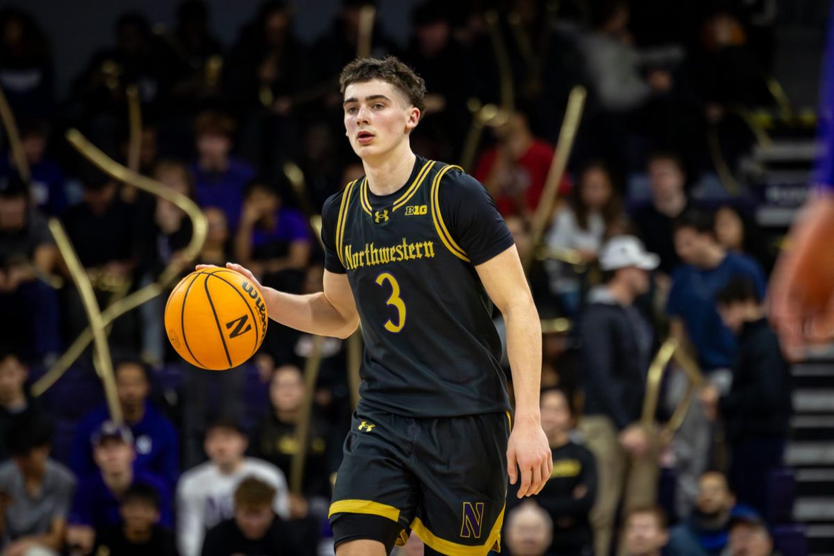 Freshman Jake West took control of the NU offense with a career-high 18 points and four 3-pointers.
