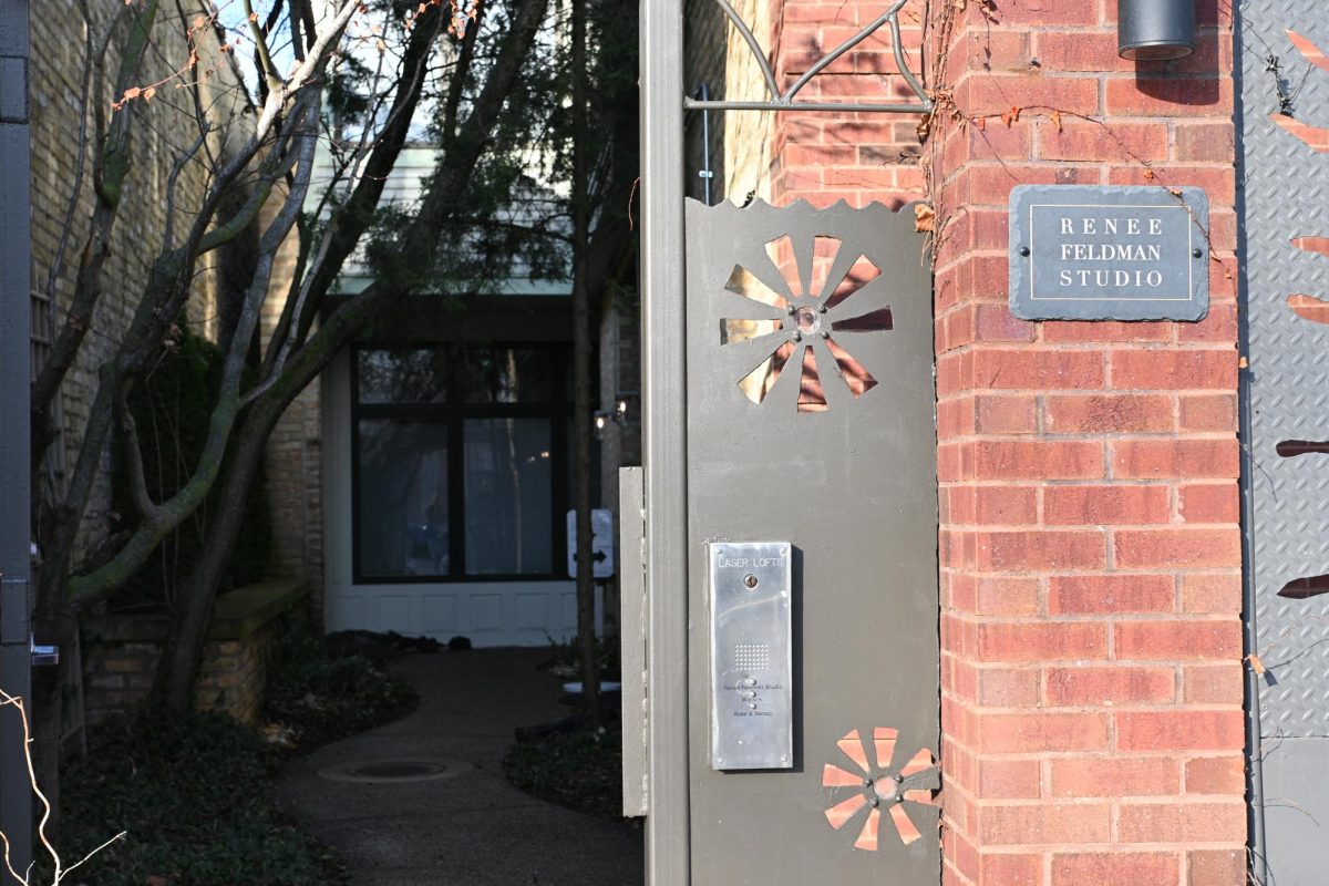 The entrance to a studio named Renee Feldman Studio