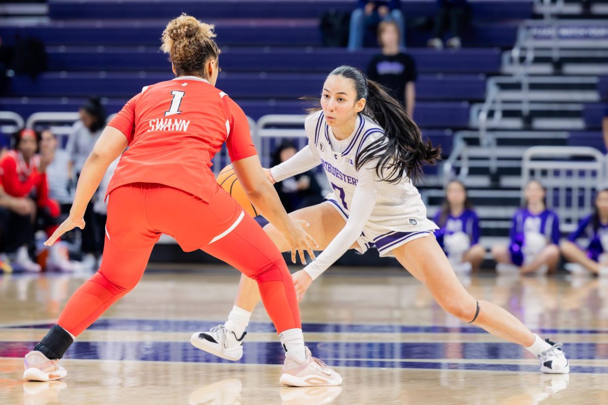 Senior guard Caroline Lau tallied a career-high five steals during Sunday’s loss.