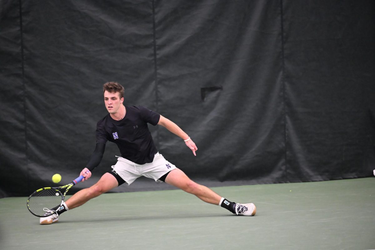 Sophomore Carter Pate has led Northwestern to early-season success, posting a 7-2 record in singles and a 7-1 record in doubles.