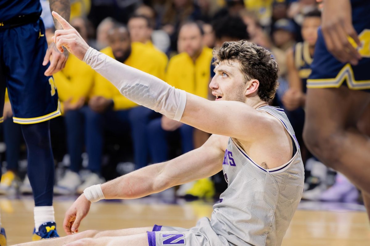 Senior forward Nick Martinelli scored a game-high 28 points in Tuesday’s win. 
