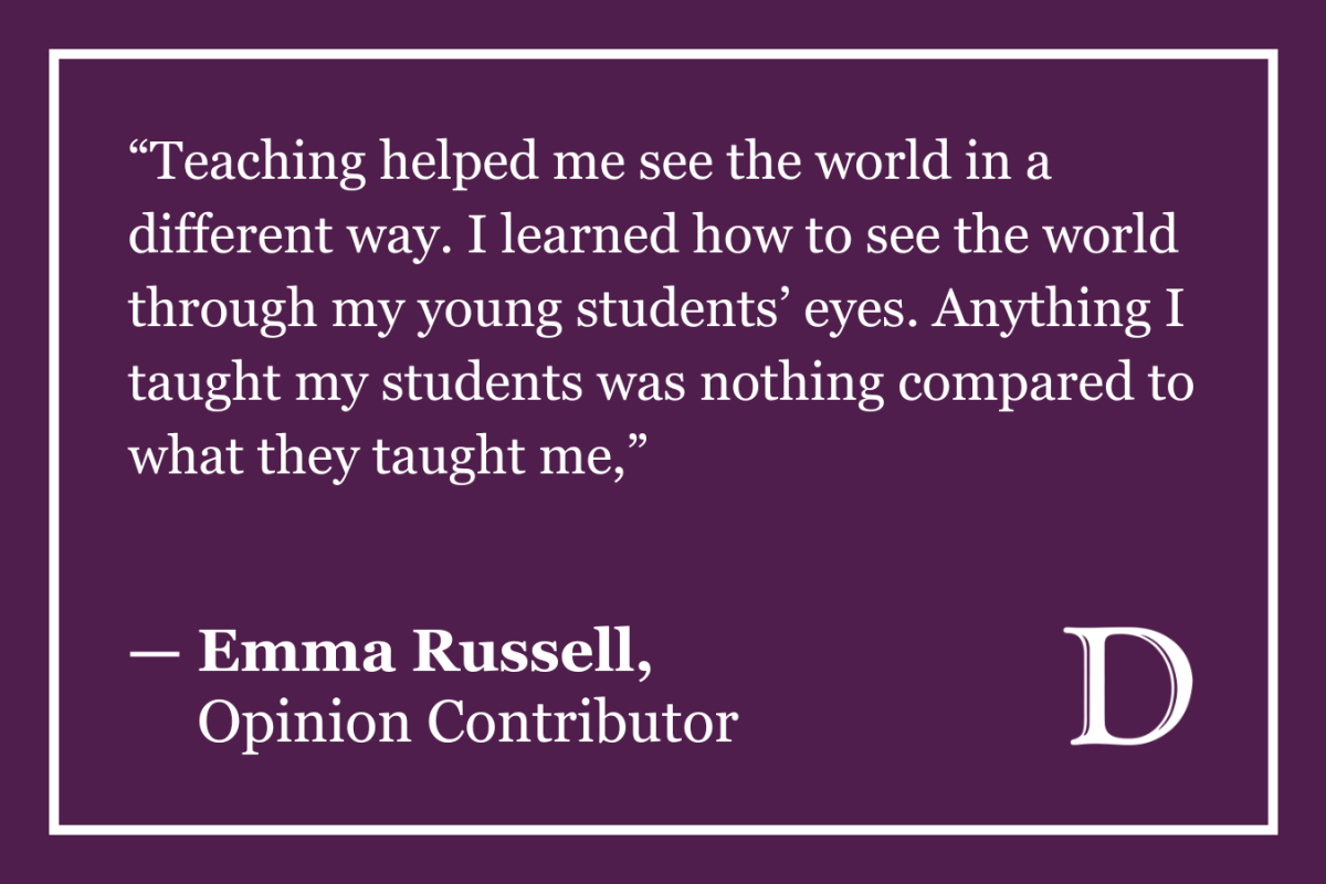 Russell: Teachers make the best students