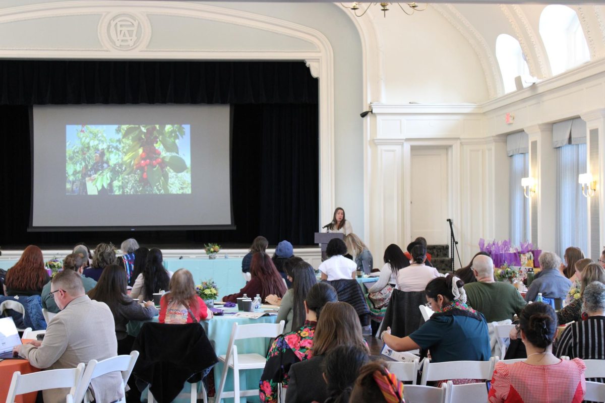 New York University Prof. Eve Tuck delivered the opening keynote speech. 