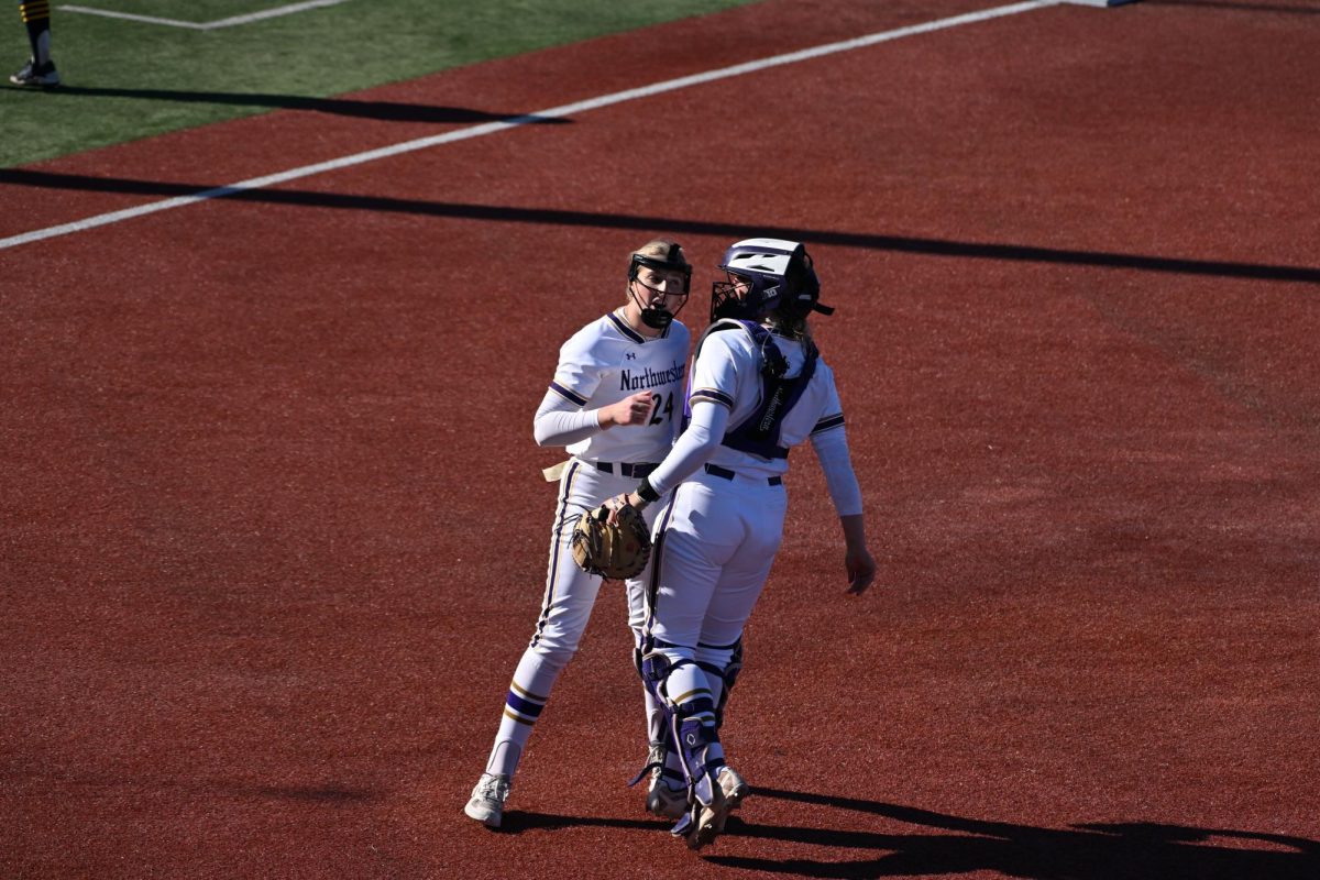 Freshman pitcher Marina Mason threw a complete game shutout Sunday to clinch Northwestern's series sweep over Purdue.