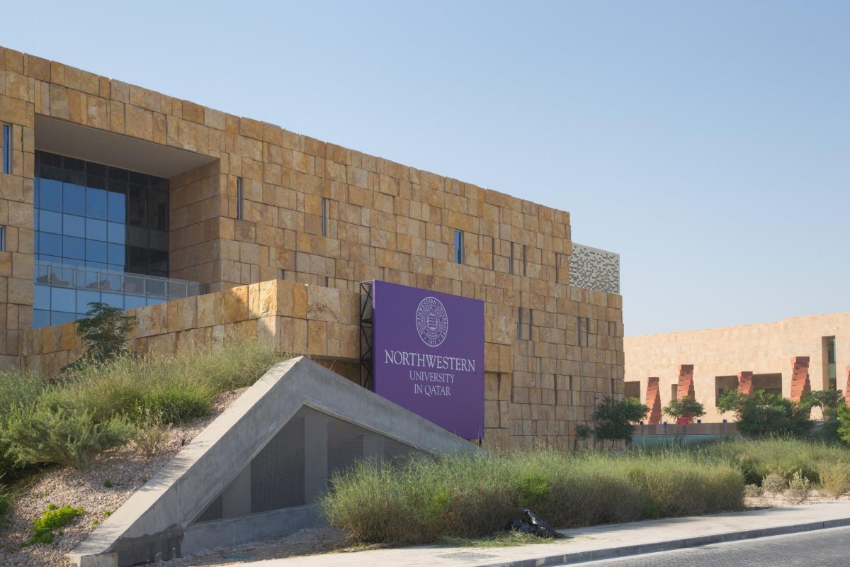 Northwestern’s Qatar campus is about 16 miles away from Al Udeid Air Base, according to Google Maps.