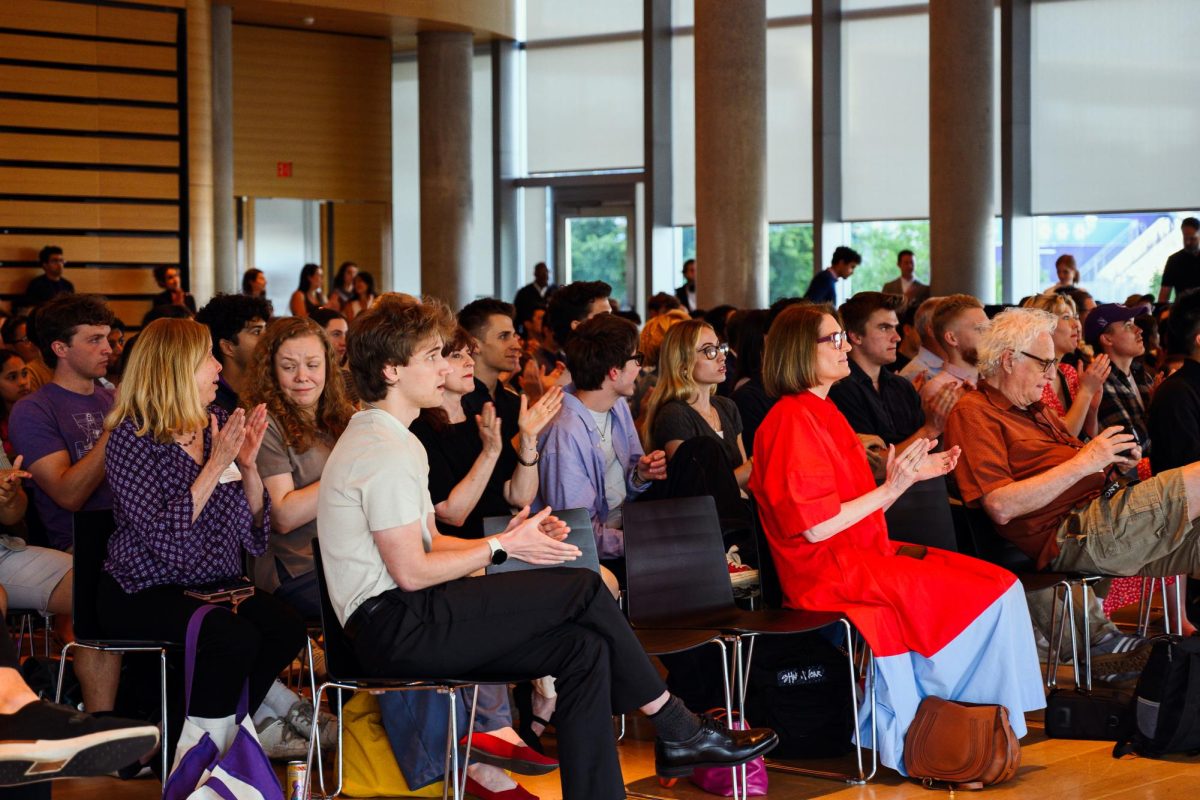 The audience included judges, competitors and community members.