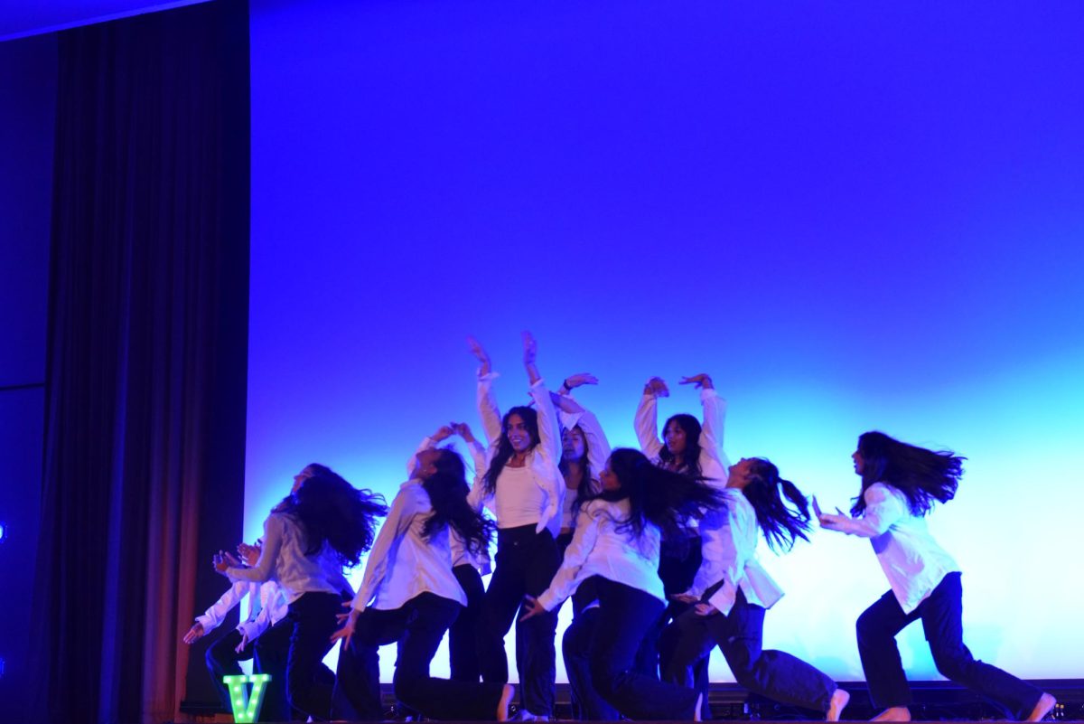 A group of dancers poses