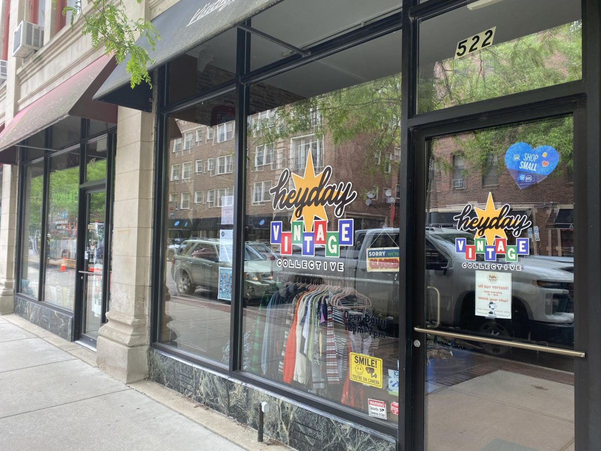 A storefront that says “Heyday Vintage Collective.”